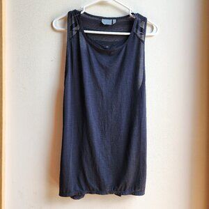 Athleta Black Racerback Tank Top Size Medium